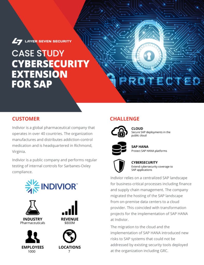 Product Comparison - Layer Seven Security