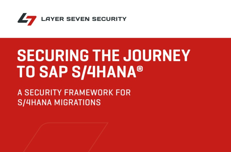 SECURING THE JOURNEY TO SAP S/4HANA®